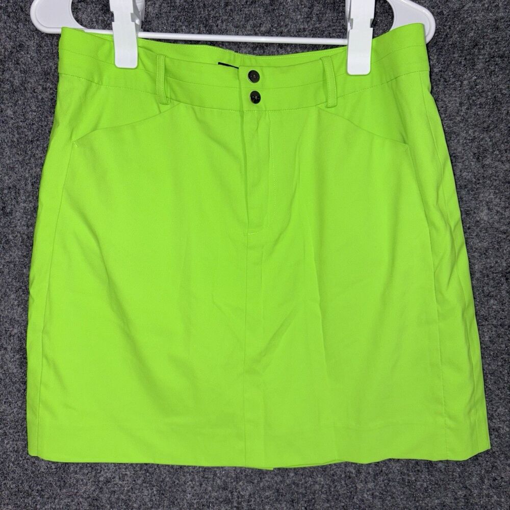 POLO Golf ralph Lauren Skort Womens Size 6 Neon Green Casual Preppy Designer